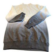 BP Womens Gray Sweatshirt Size Xtra Small Ombre‎ Crew Neck Long Sleeve