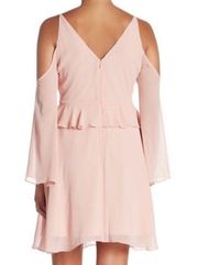 Sam Edelman cold shoulder pink dress