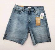 Kensie Jeans Womens Size 4/27 Vintage Luxe High Rise Cut Off Denim Jean Shorts