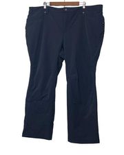 Duluth Trading Co Women's Plus Flexpedition Lined Straight Leg Pant Black 24WX29