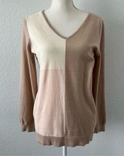 NWOT Love Ellie Pullover Colorblock Sweater