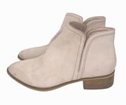 ALDO GWERIA ANKLE LEATHER PALE PINK PULL ON BOOTS WOMENS SIZE 6 RETAIL $100
