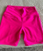 Alo Pink Biker Shorts
