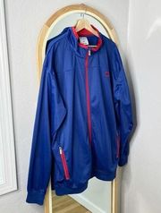 Champion men’s blue and red zip up jacket