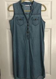 New York and Company Chambray Dress Size XS