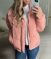 Urban outfitters x UNIF Certa Quilted Pink Jacket coat puffer