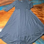 Gray Maxi Dress small petite