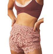 One Adella Girly Boho Dainty Lace Shorts Ballet Pink Size S 💗