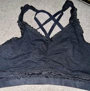 CACIQUE Lane Bryant Stretch Lace Strappy Back Bralette Size 14/16 NWOT