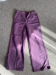 purple jeans