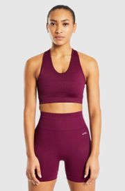 Balance V2 Seamless Sports Bra - Purple Wine