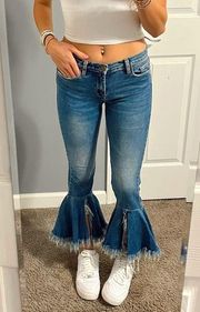 Blank NYC Lowrise Bell Bottom Flare Jeans