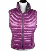 Bernardo Goose Down Vest, Purple, Large