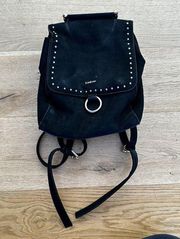 Bebe Stud Trim Backpack in Black