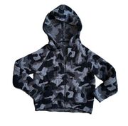 Women’s Barefoot Dreams CozyChic Camo Zip Up Hoodie Size Small