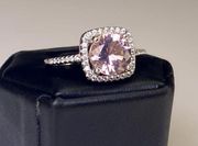 Nordstrom Pink Cushion Cut Natural Morganite Ring