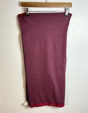 Lululemon Vinyasa Scarf *Rulu Hyper Stripe Heathered Bordeaux Drama Bumble Berry