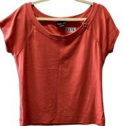 Style‎ & Co orange blouse size XL