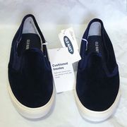 Velvet Sherpa Lined Slip On Shoes