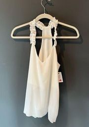 New Red Dress Boutique - White Top, Small