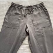 L Ann Taylor Gray Jogger Style Casual Pants