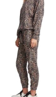 NWT Sincerely Jules The Juniper Sweatpants Leopard Print