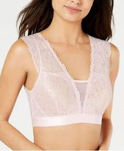 INC Intimates Bra Everyday Lace Bralette Pink Size Medium