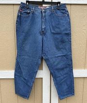 Vintage No Excuses Femme Fatale High Rise Denim Jeans Plus Size 24W Cotton