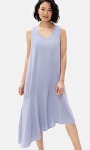 Eileen Fisher Silk Georgette Crepe Asymmetrical Dress Size XXS