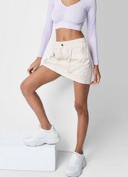 Parachute Cargo Mini Skirt - Off-White