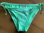 Green Lacey Bikini Bottom