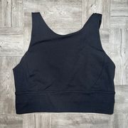 “Stronger As One” Black Sports Bra Size 8