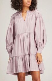 NWT  Rosa Dress Purple Tanzanite Water Washed Poplin