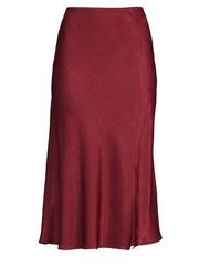 NWT Time and Tru Women's Satin Midi Skirt with Side Slit, Size: M(8-10)