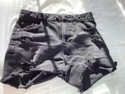 Black Jean Shorts 3”