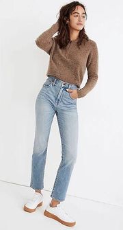 Light Wash Slim Demi Boot Jeans