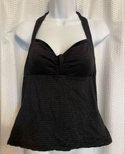 Croft & Barrow black tankini size 12