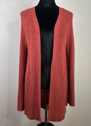 Olive & Oak Bell Sleeve Open Front Knit Longline Cardigan