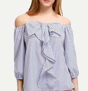 Listicle large striped top