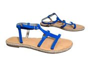 Lulus Blue Strappy Sandals 9