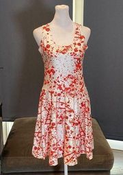 Women’s Blood Spatter Skater Dress Great for Halloween Size L NEW