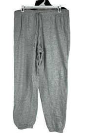 SO Junior Women's Lounge Life Fleece Relaxed Jogger Sweatpants Size L Gray