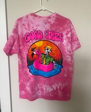 Tie Dye Good Vibes Tshirt