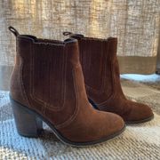 brown suede boots