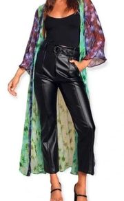 New Found Colony Juliette kimono robe green