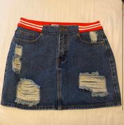 Couture Denim Skirt Size M