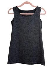 LOGO Lotus by Lori Goldstein Gray Athletic Tank Top