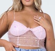 Princess Polly Women's Pink Crop-top