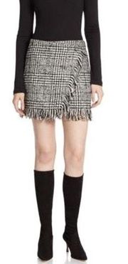 Houndstooth Mini Skirt 