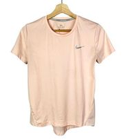Nike  Dri-Fit Light Pink Mesh Back Athletic Short Sleeve T-Shirt S